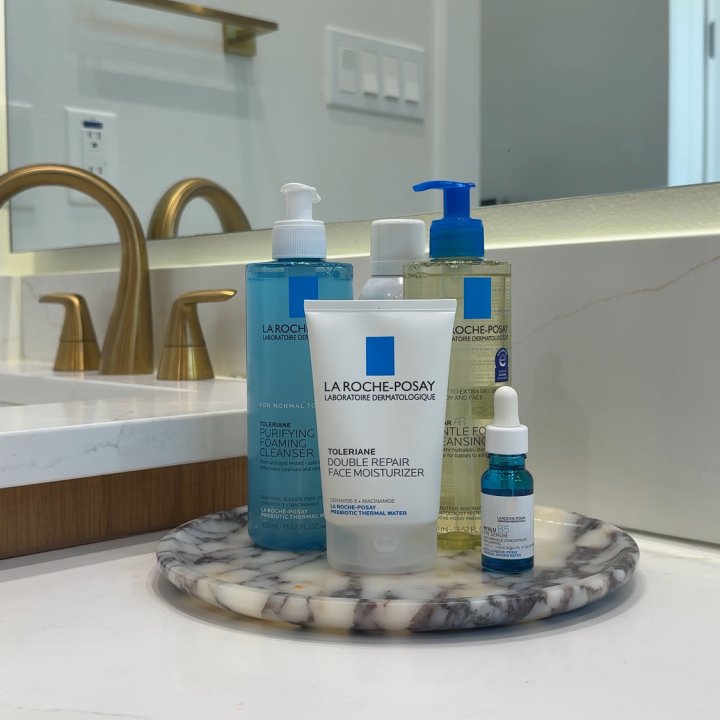 La Roche-Posay Toleriane Purifying Foaming Facial Cleanser para piel normal a grasa, limpiador facial espumoso