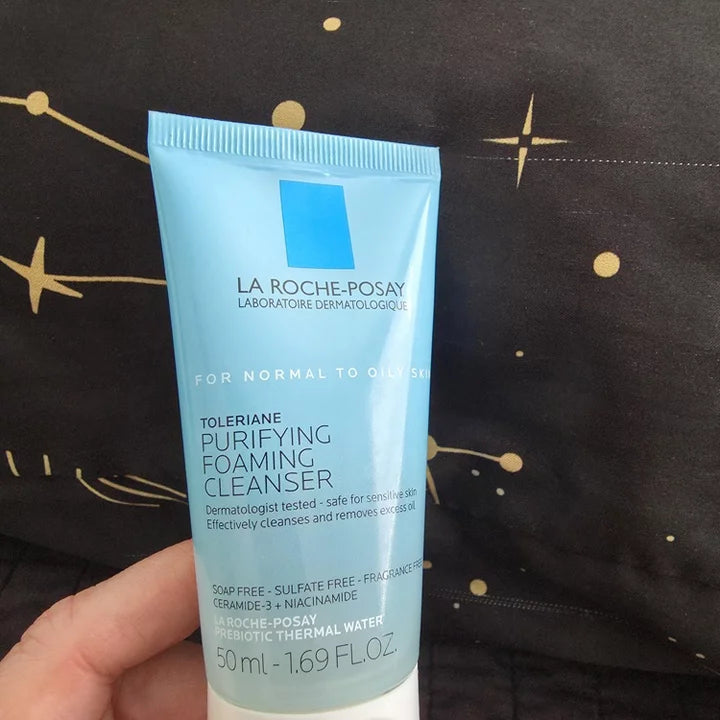 La Roche-Posay Toleriane Purifying Foaming Facial Cleanser para piel normal a grasa, limpiador facial espumoso