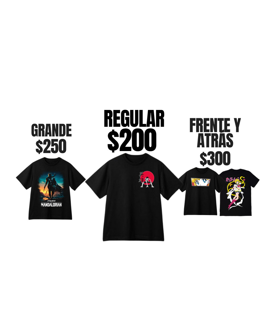 Playera Personalizada (Agrega tu propio diseño)