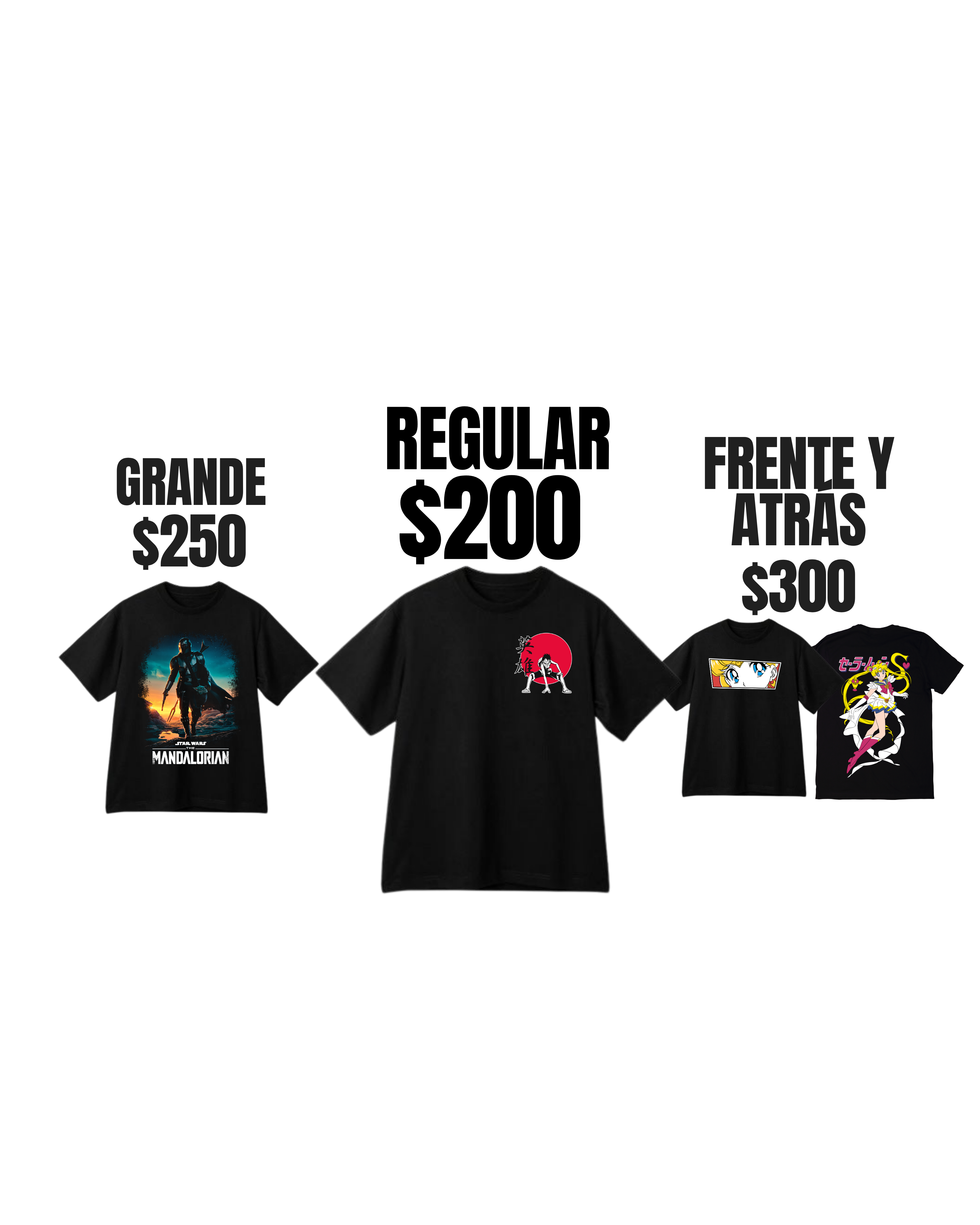 Playera Personalizada (Agrega tu propio diseño)